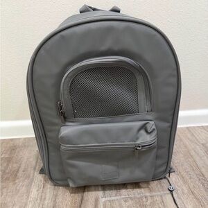 Pet Carrier Backpack in Gray